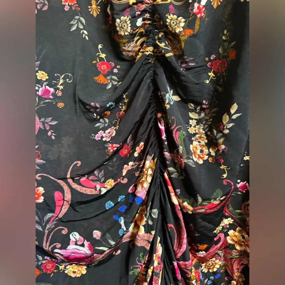 Camilla Short Draped Dress in A Girl Like You